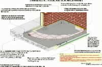 Standard detail for balcony deck waterproofing